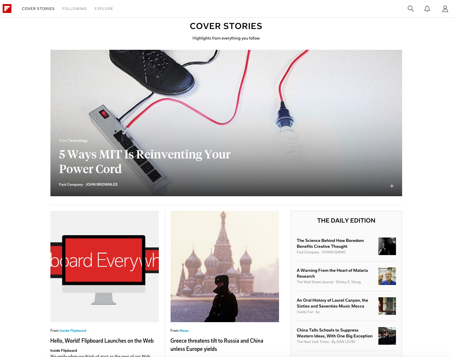 Flipboard Comes to the Web