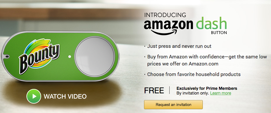 Amazon Dash buttons Allow you to Order with just a click