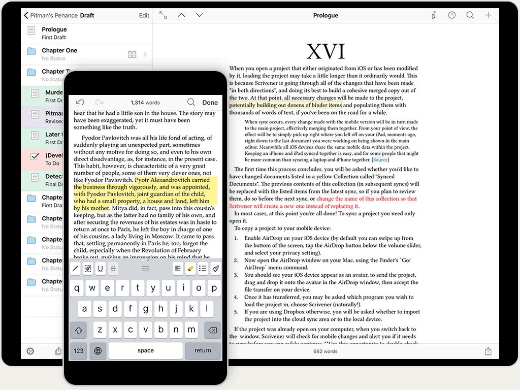 The Best Writing App Scrivener Makes it’s way to iOS (Sponsor)