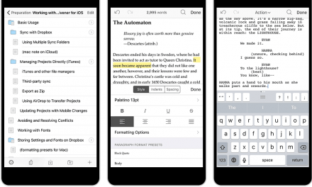 Scrivener for iOS Overview